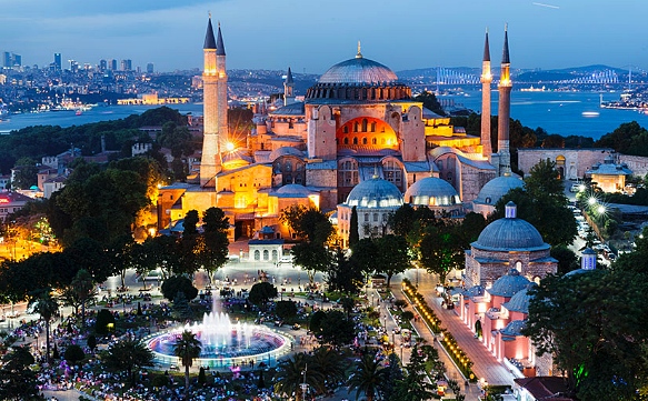 Erstaunliche Orte in Istanbul Hagia Sophia